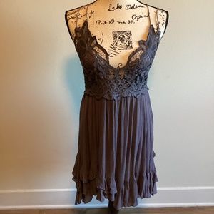 Free People Gray Dress